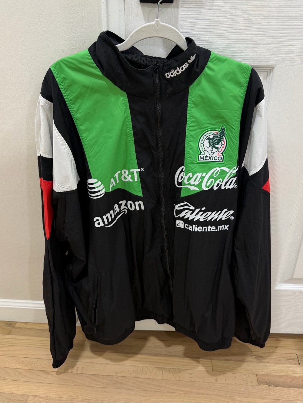 Adidas Mexico EQT Track Black Jacket Men Size XL